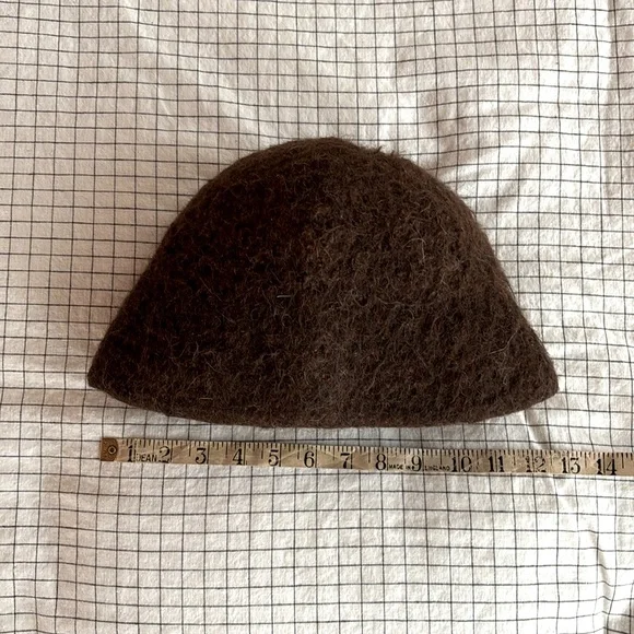 Vintage Chanel Boiled Wool Cloche Hat